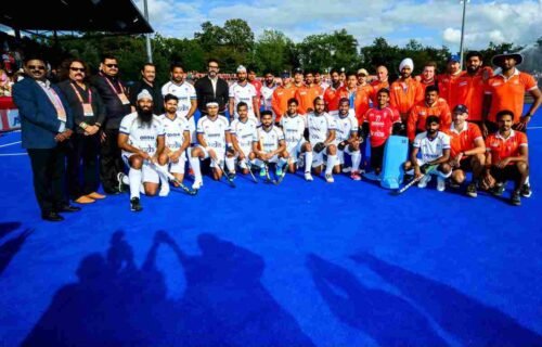 Abhishek Bachchan, Abhishek Bachchan Hockey World Cup, FIH Hockey World Cup 2026, India Netherlands Hockey World Cup, India vs Netherlands hockey, Rahul Dravid Hockey World Cup, Steve Waugh Hockey World Cup, Jamie Dwyer Hockey World Cup, European T20 Premier League, ETPL 2026, Abhishek Bachchan ETPL, Rahul Dravid Dublin Guardians, Amsterdam Flames, Wagener Stadium Amstelveen, Harmanpreet Singh, European cricket league, ETPL opening match, ETPL schedule, Rotterdam Dockers, cricket and hockey, Hockey World Cup Netherlands